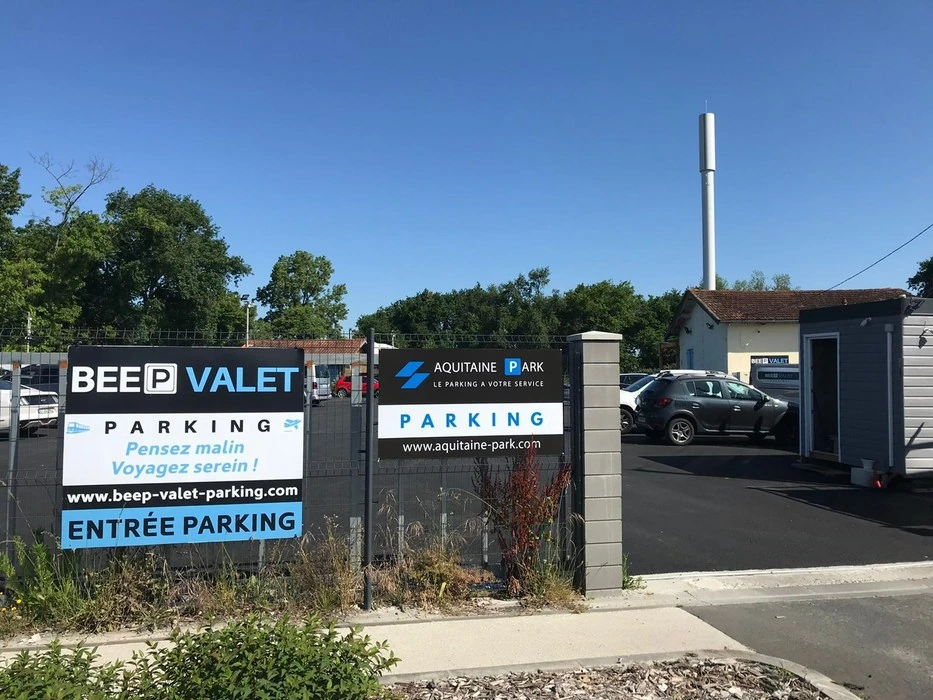 Parking aéroport Bordeaux Beep Valet