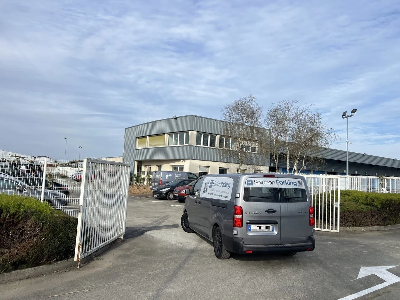 Entrée du parking Nantes